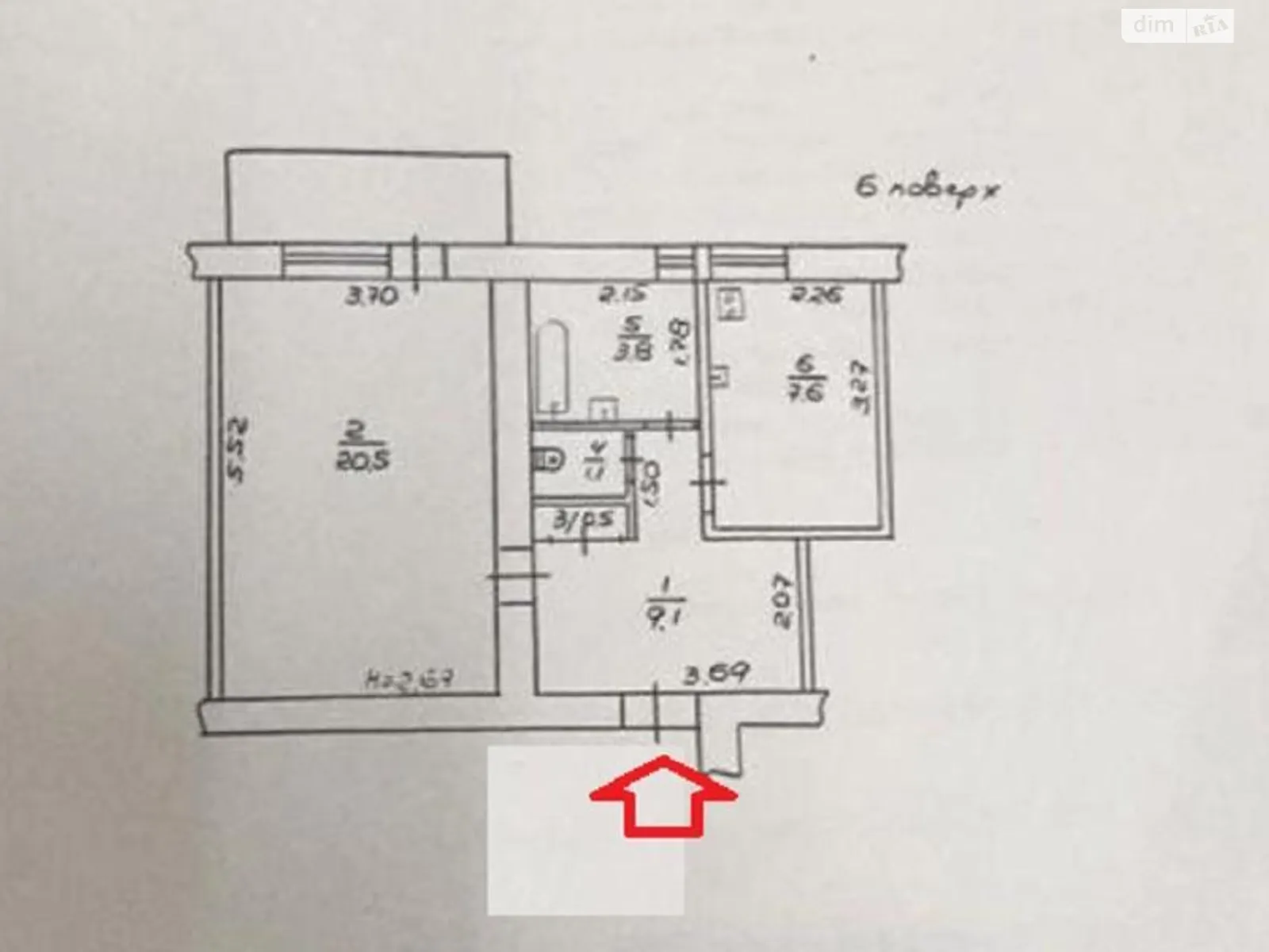 Продается 1-комнатная квартира 43 кв. м в Харькове, ул. Новгородская, 18