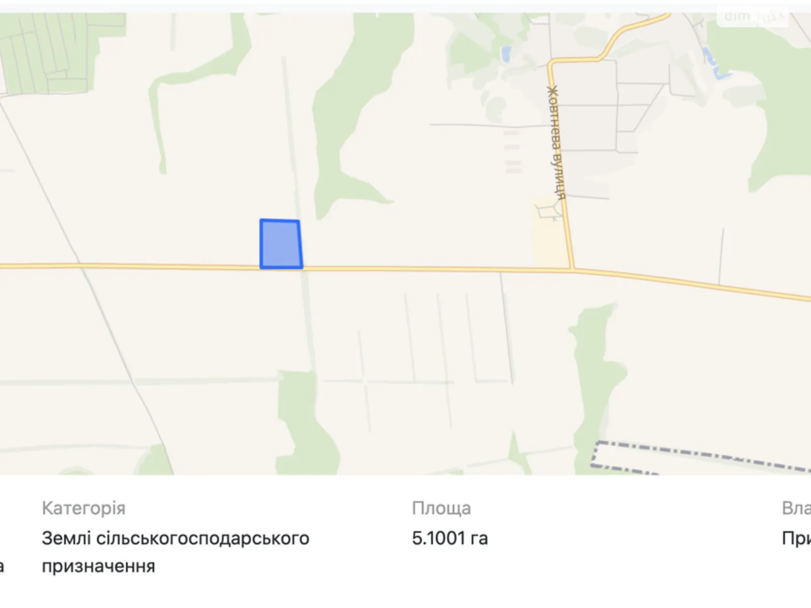 Продається земельна ділянка 5.1 соток у Київській області, цена: 255000 $