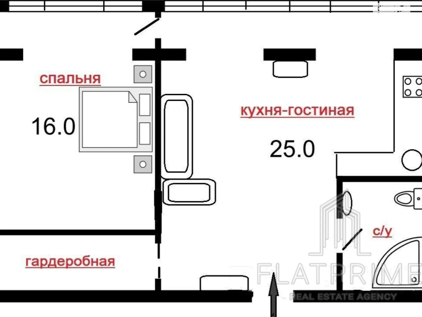 Продается 2-комнатная квартира 50 кв. м в Киеве, ул. Большая Васильковская, 145/1