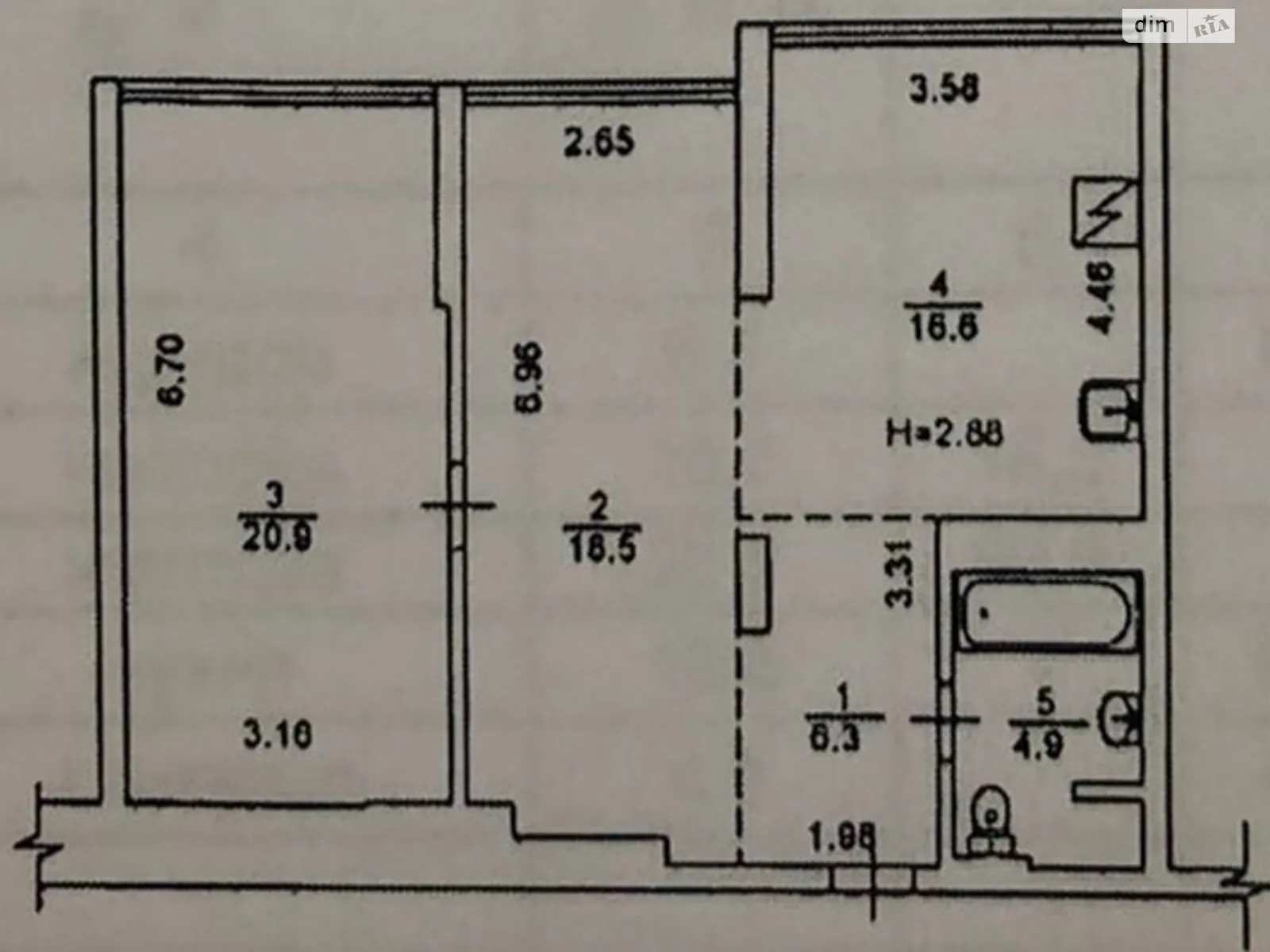 Продается 2-комнатная квартира 67 кв. м в Киеве, цена: 105000 $