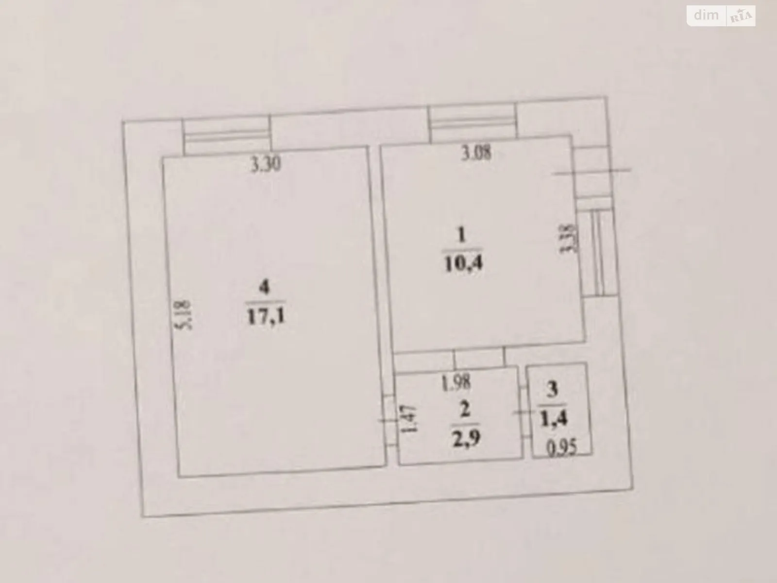 Продается 1-комнатная квартира 31.8 кв. м в Одессе, ул. Крылова