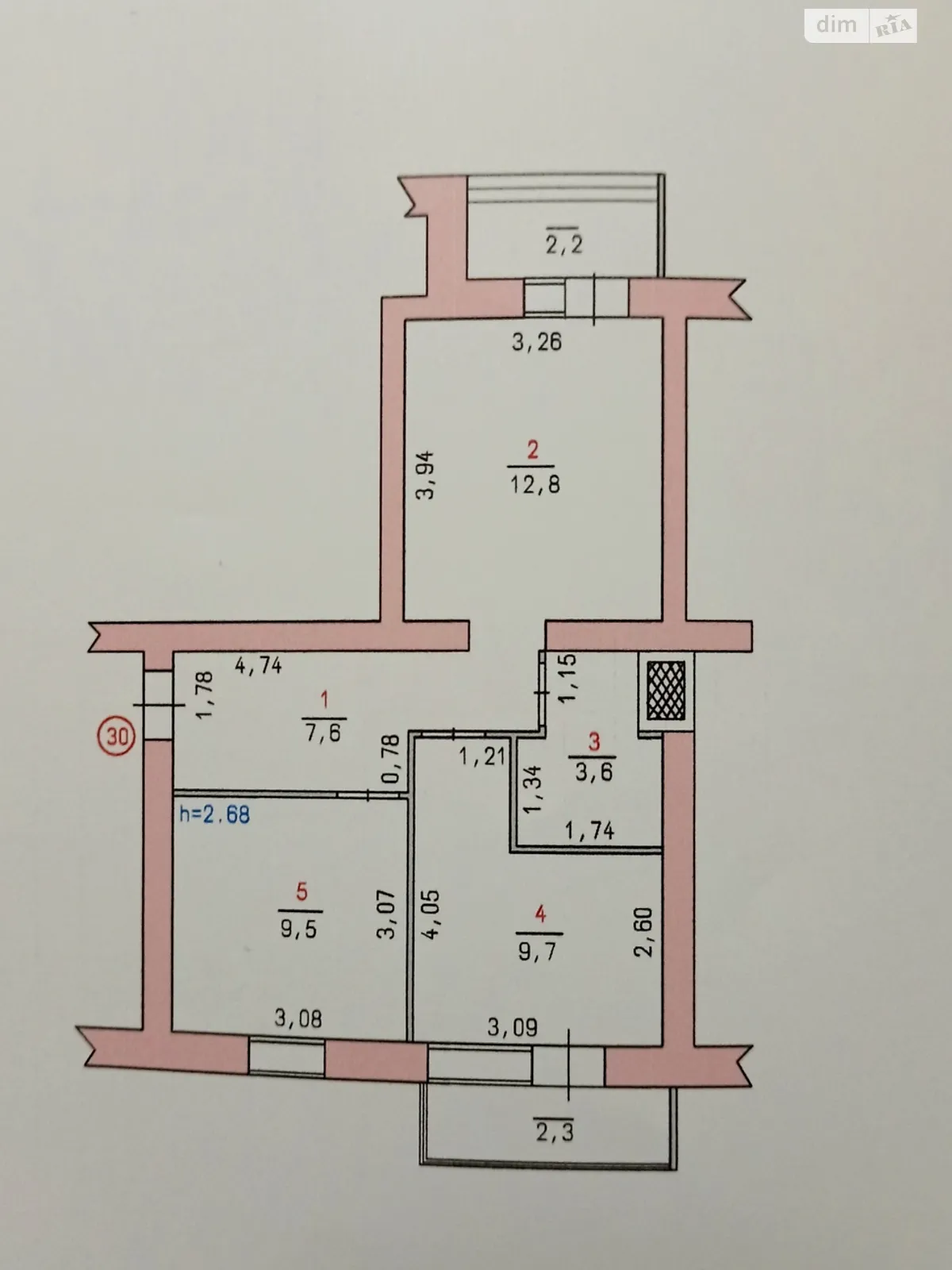 Продается 2-комнатная квартира 46.6 кв. м в Деражне, вул. Владимира Соломчука(Заводская), 1Г