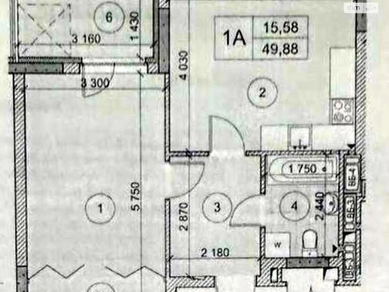 Продается 1-комнатная квартира 50 кв. м в Киеве, ул. Победы, 67