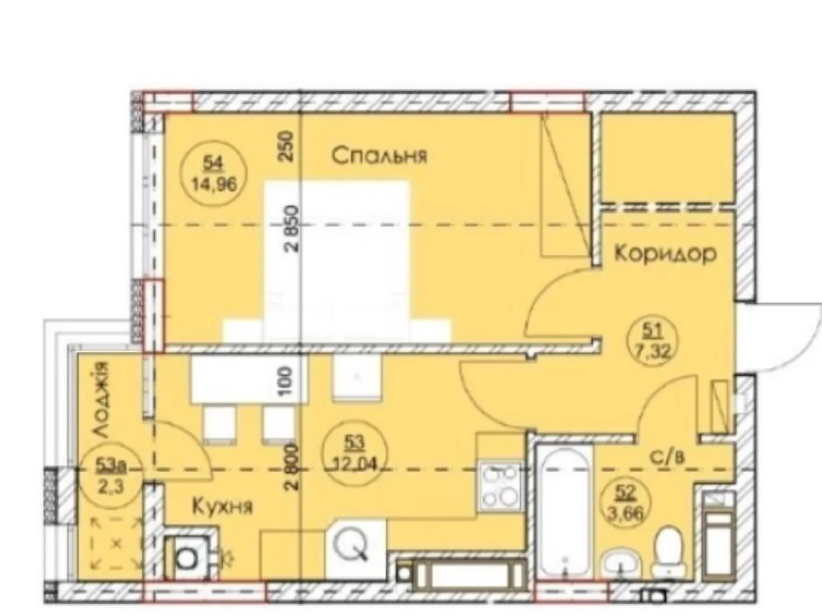 Продается 1-комнатная квартира 40 кв. м в Дублянах, ул. Владимира Великого