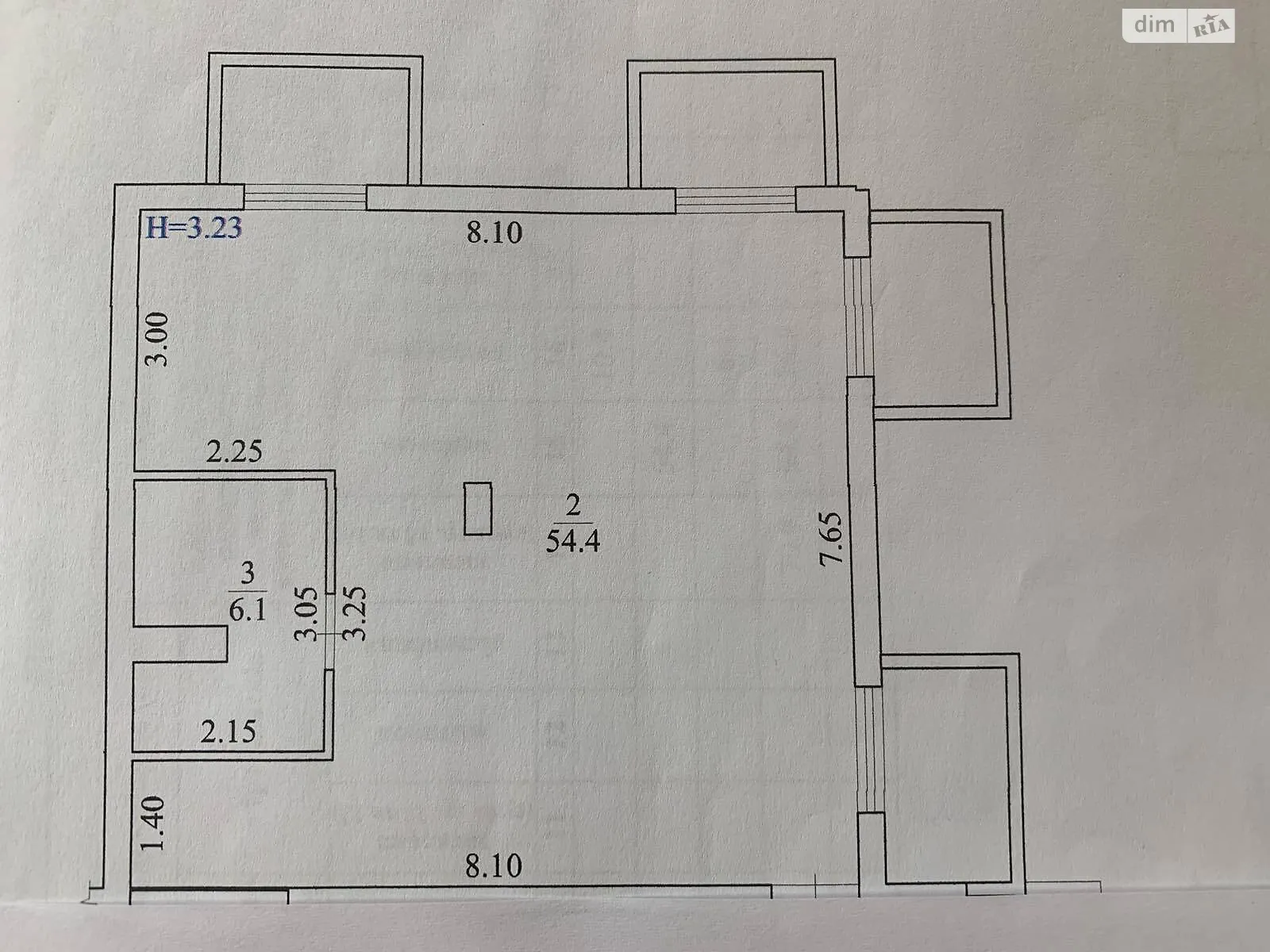 Продается помещения свободного назначения 54 кв. м в 10-этажном здании, цена: 37800 $