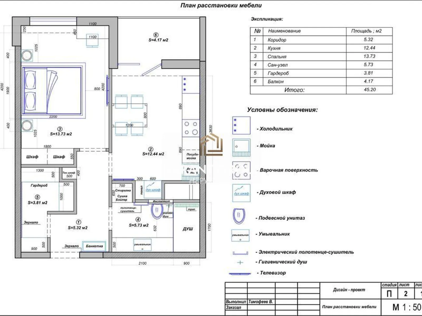 Продается 1-комнатная квартира 42.25 кв. м в Одессе, ул. Краснова