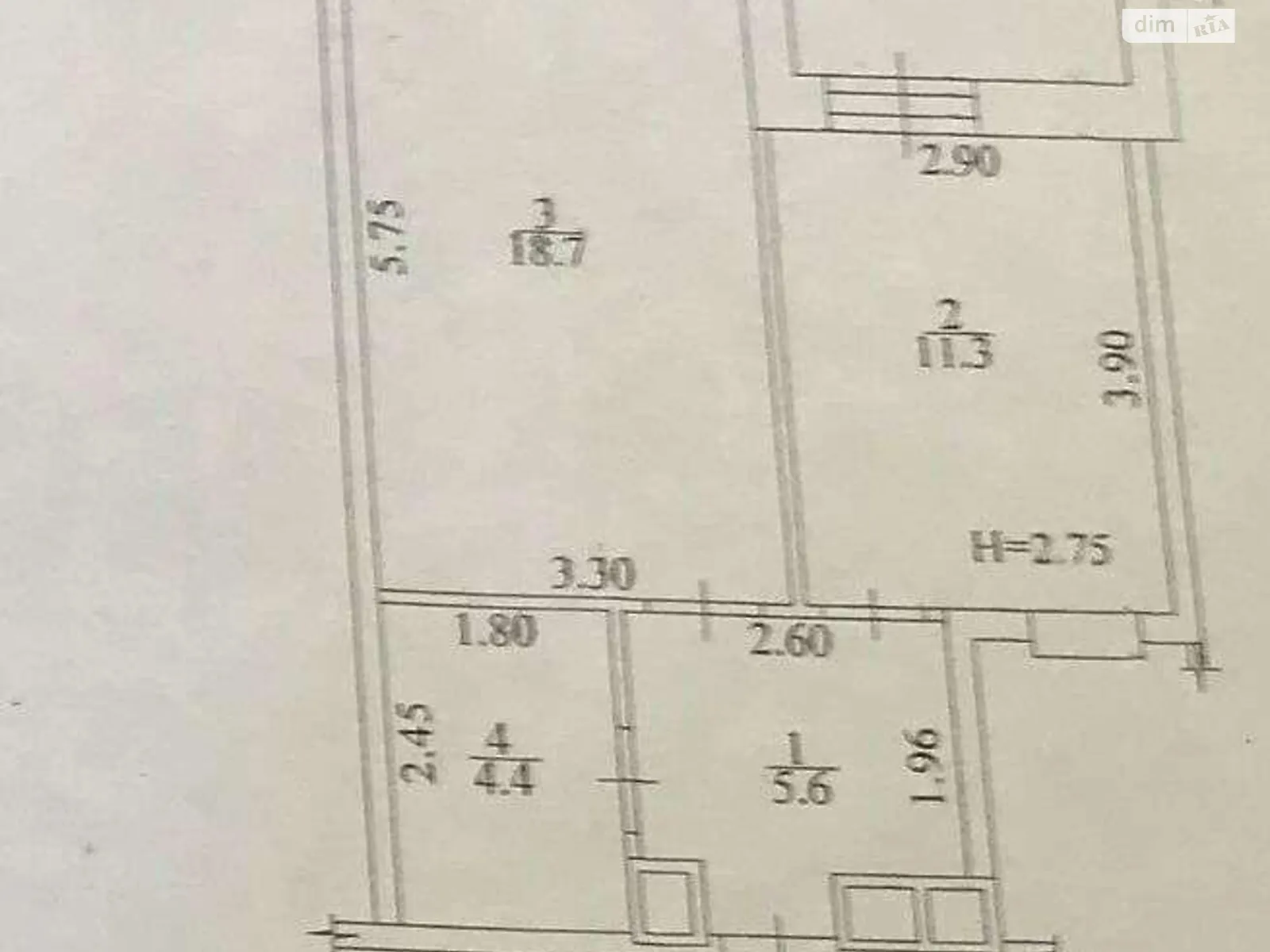 Продається 1-кімнатна квартира 43 кв. м у Харкові, вул. Гвардійців-Широнінців