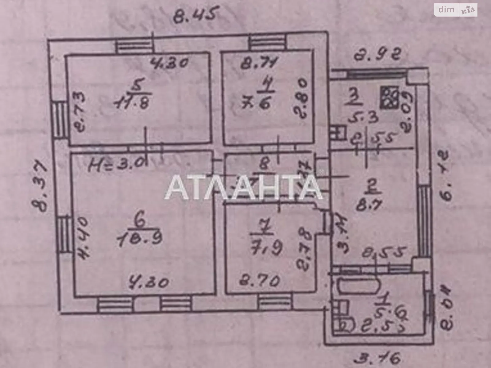 Продается одноэтажный дом 69.5 кв. м с мебелью, цена: 60000 $