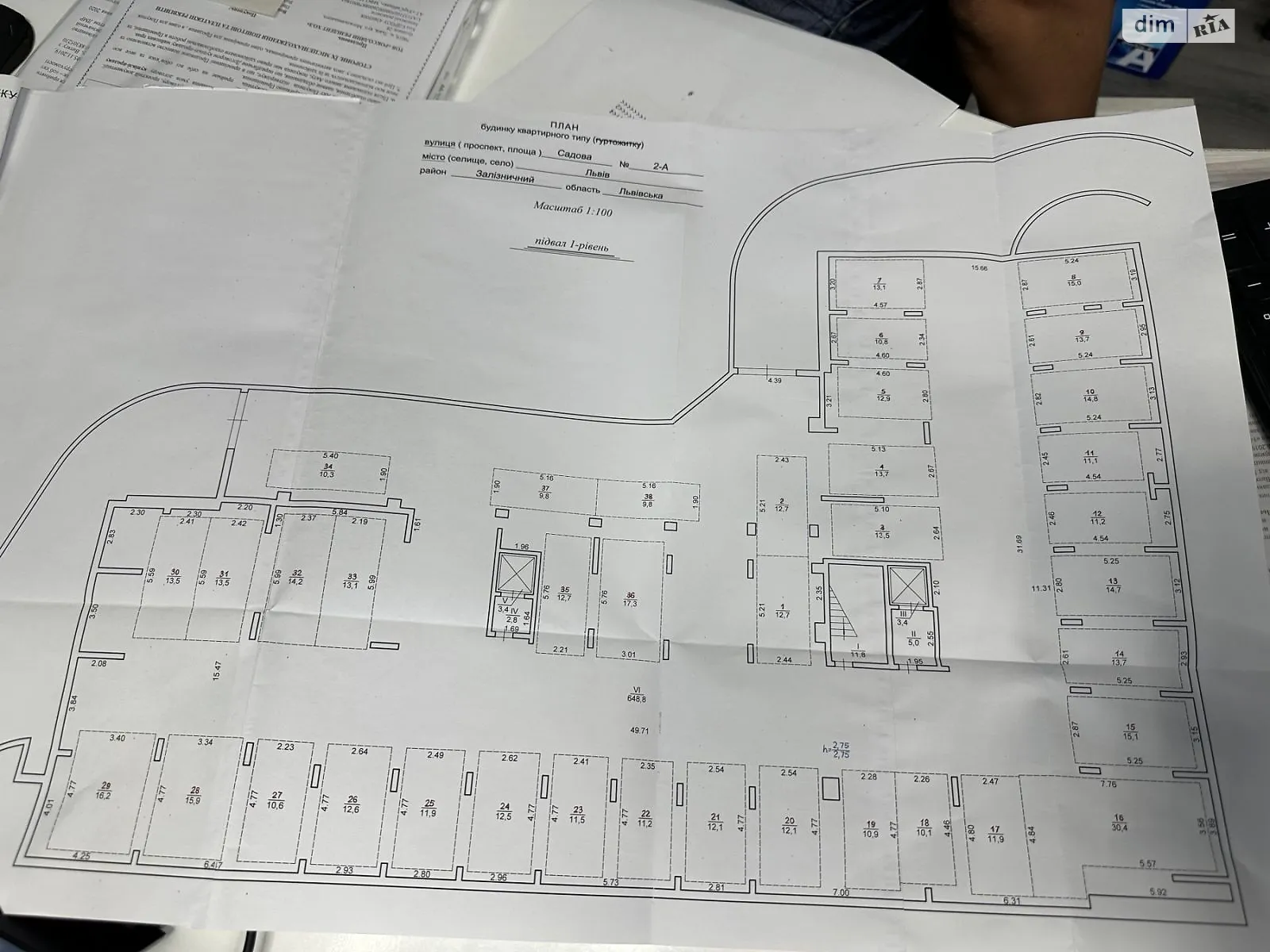 Продается подземный паркинг под легковое авто на 22 кв. м, цена: 18500 $