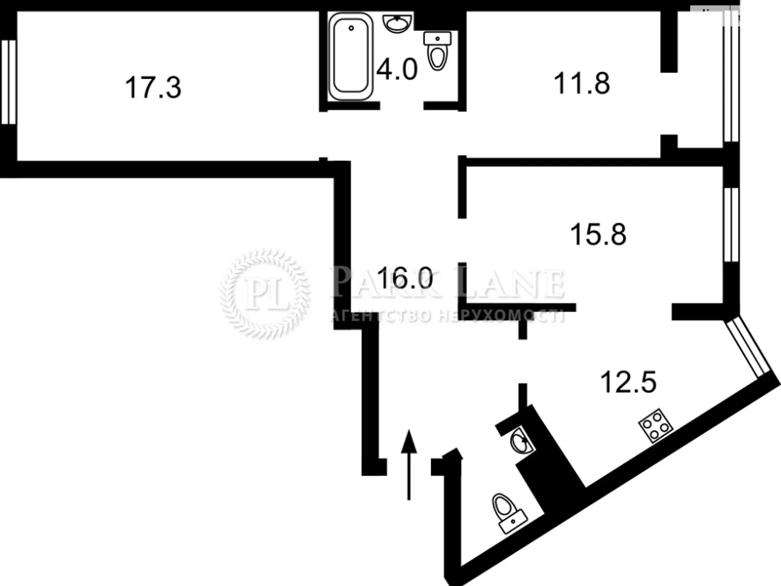 Продается 3-комнатная квартира 81.4 кв. м в Киеве - фото 4