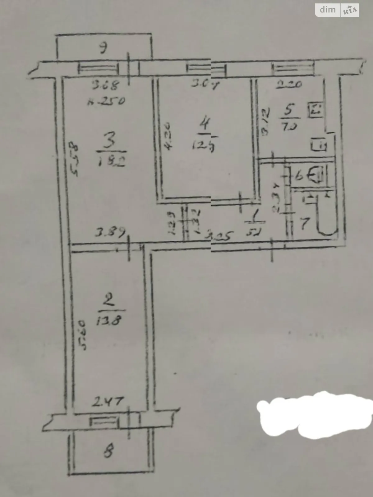 Продається 3-кімнатна квартира 65 кв. м у Одесі, просп. Добровольського, 115