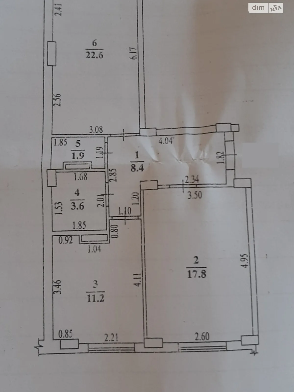 Продается 2-комнатная квартира 65.5 кв. м в Крыжановка - фото 1