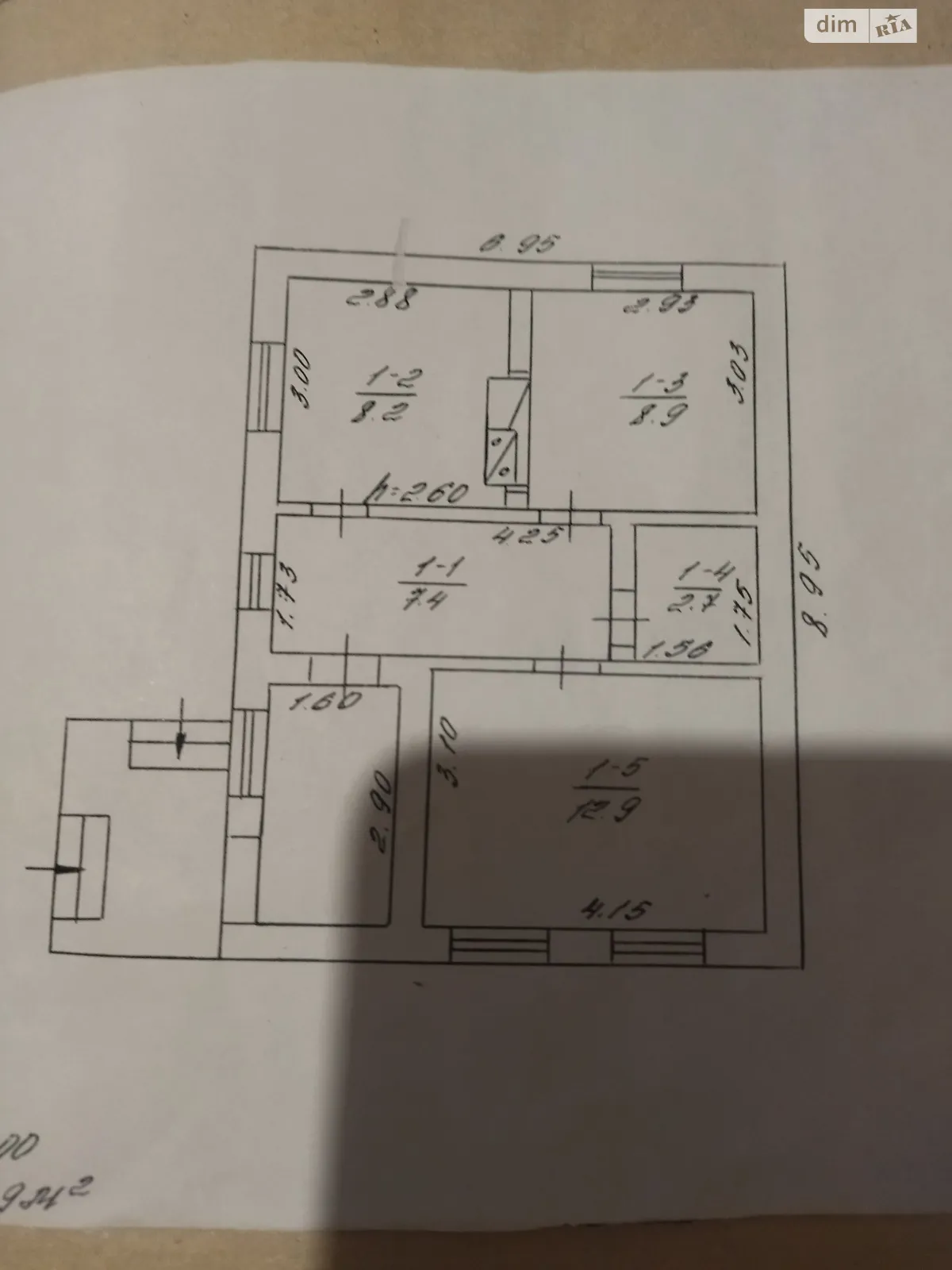 Продається одноповерховий будинок 68 кв. м з гаражем, цена: 35000 $