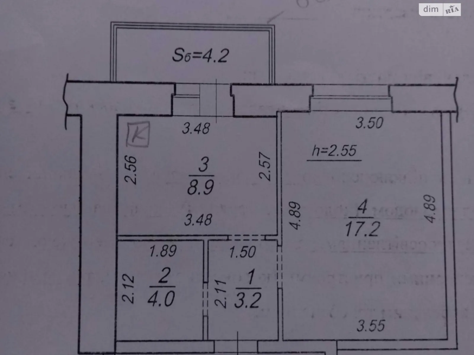 Продается 1-комнатная квартира 37 кв. м в Сумах, цена: 26500 $