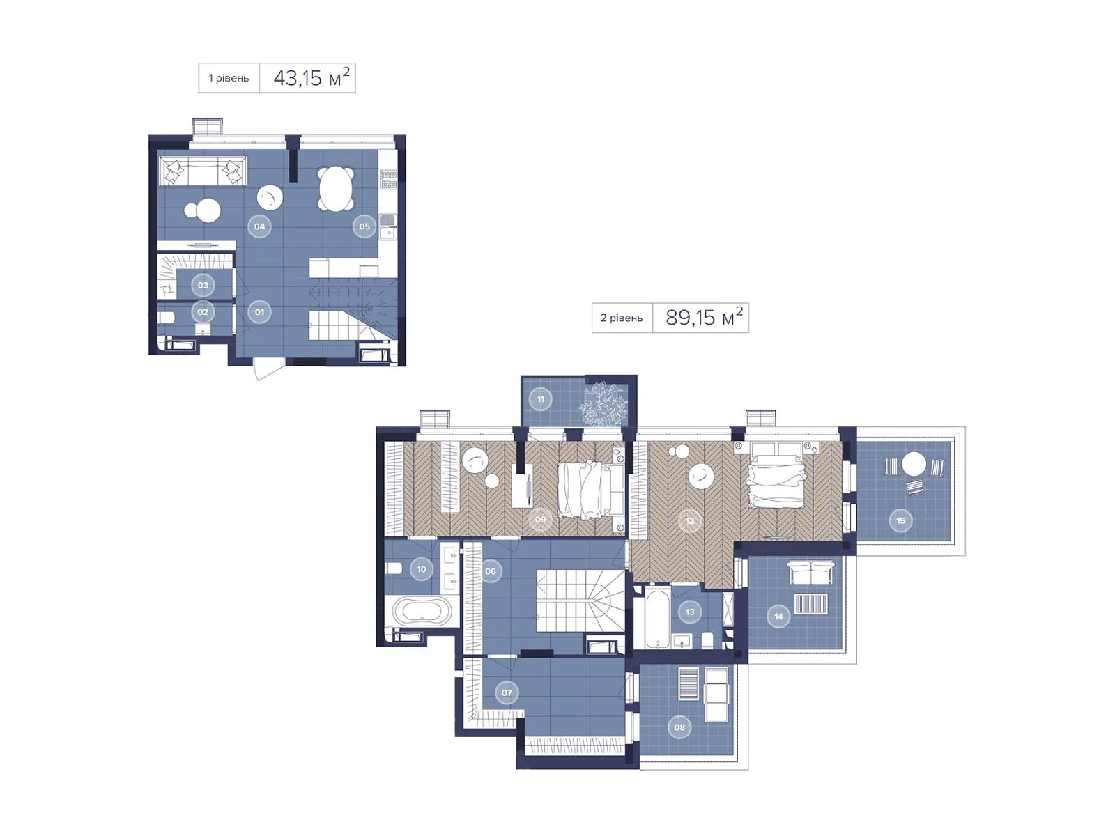 Продается 2-комнатная квартира 132.3 кв. м в Киеве, наб. Днепровская, 16А