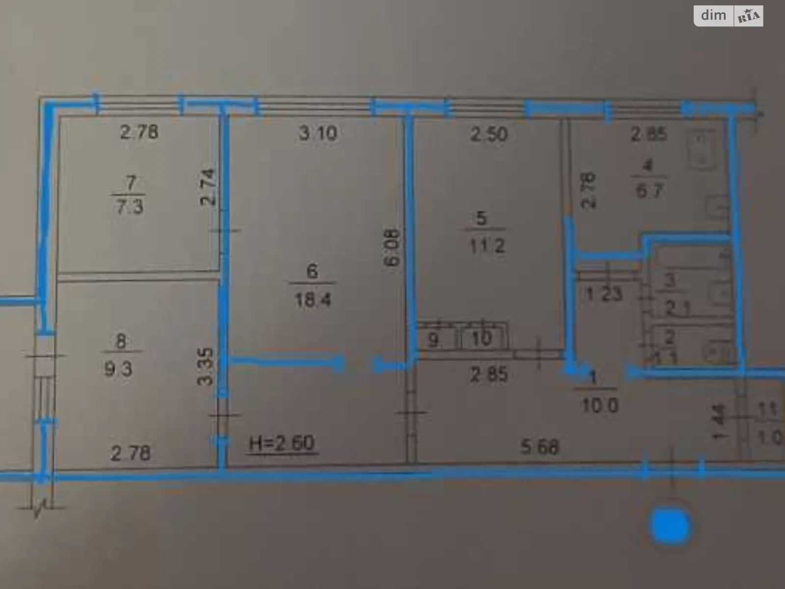 Продається 4-кімнатна квартира 69 кв. м у Харкові, цена: 27000 $