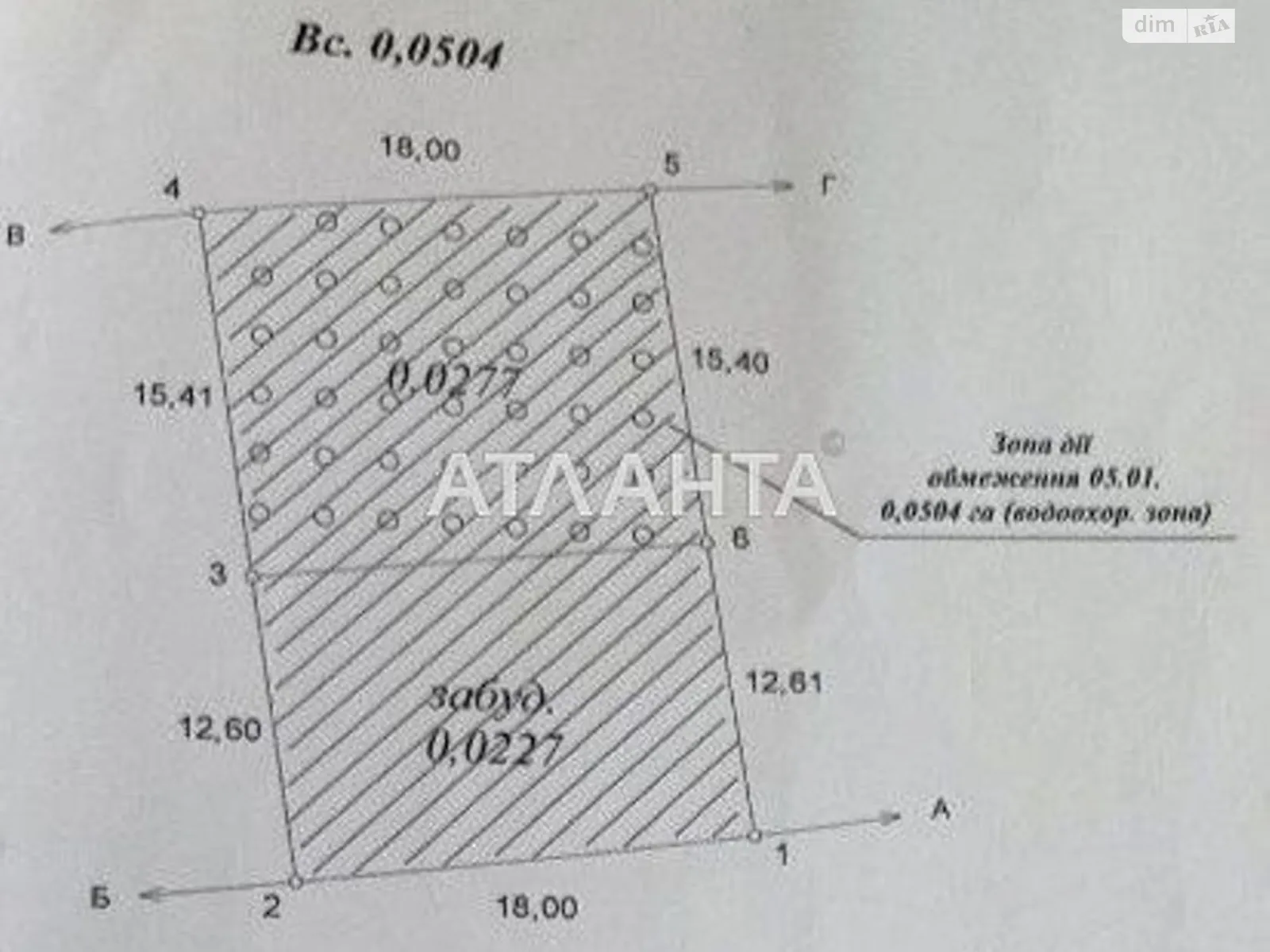 Продается земельный участок 5.04 соток в Одесской области, цена: 4500 $