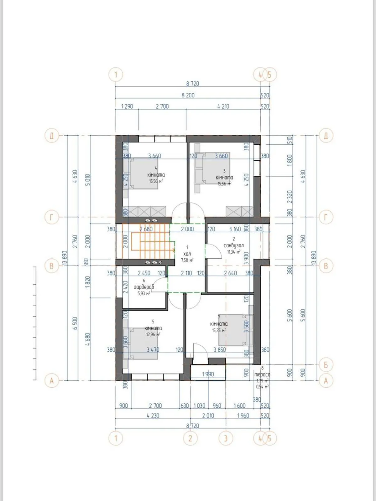 Продается дом на 2 этажа 185 кв. м с камином, цена: 200000 $