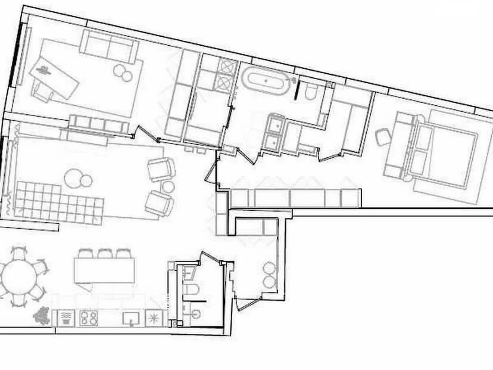 Продается 3-комнатная квартира 117 кв. м в Киеве, ул. Василия Тютюнника, 28А - фото 1