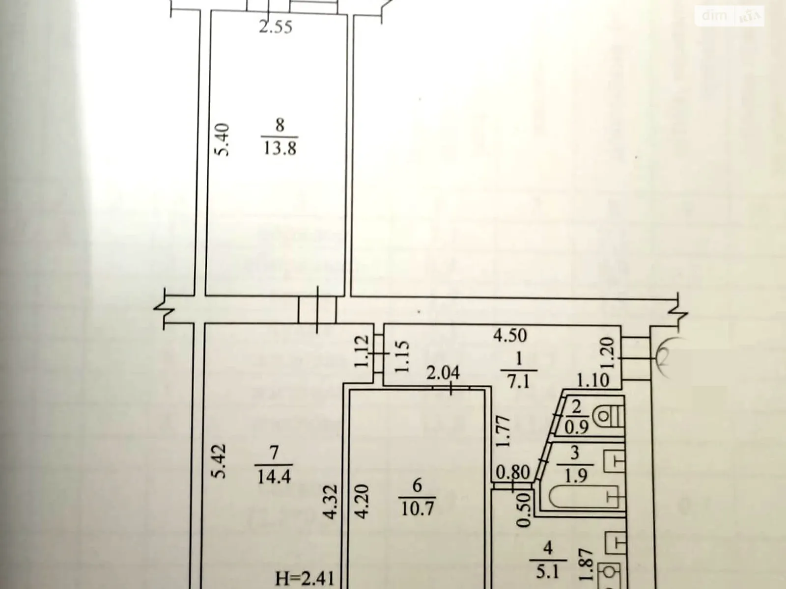 Продається 3-кімнатна квартира 57 кв. м у Харкові, просп. Льва Ландау, 16