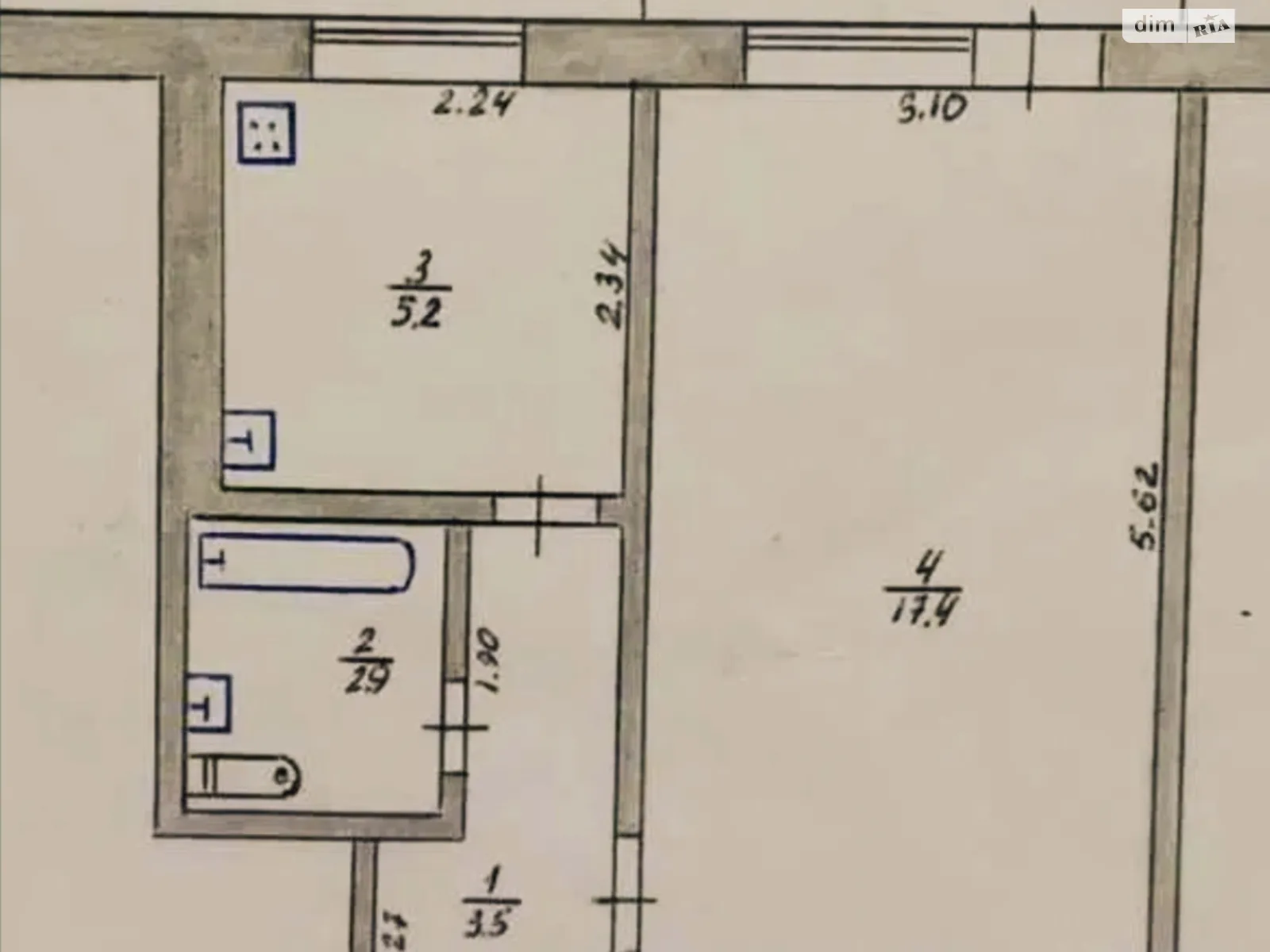 Продається 1-кімнатна квартира 32 кв. м у Житомирі, цена: 30400 $