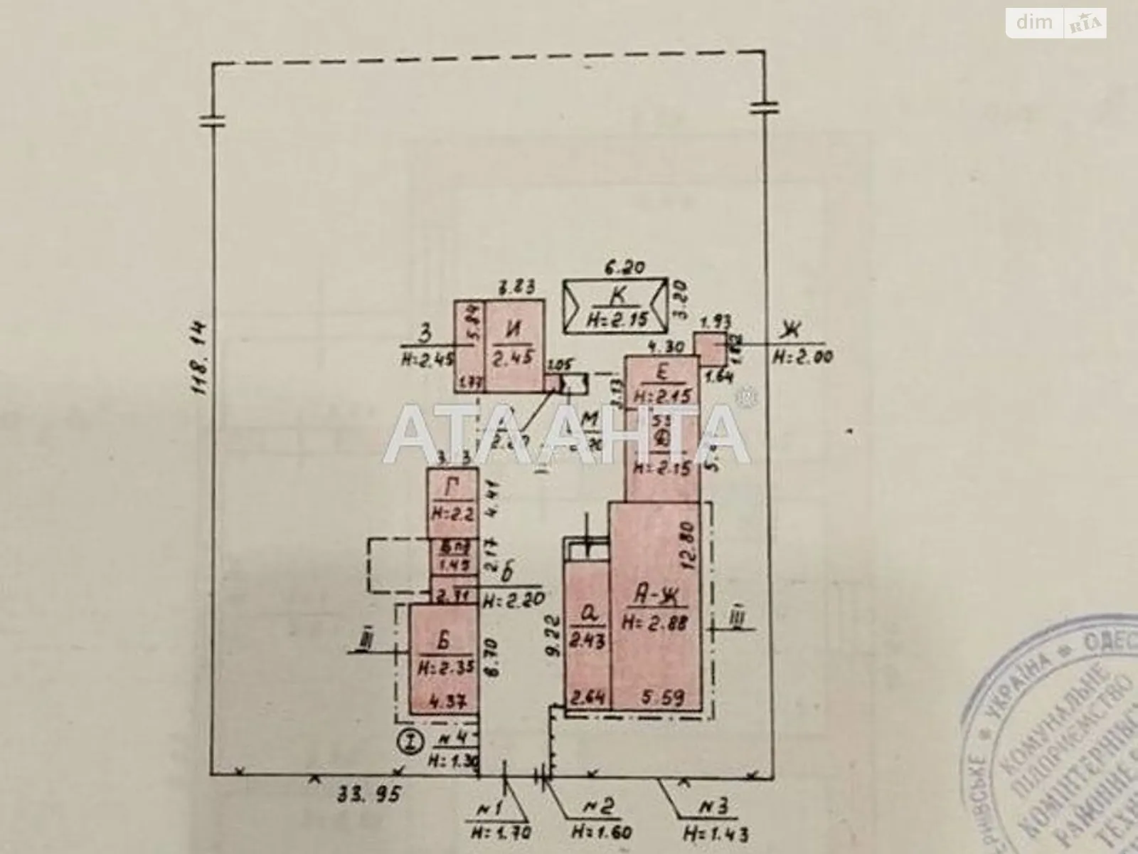 Продается одноэтажный дом 70 кв. м с участком, цена: 15000 $