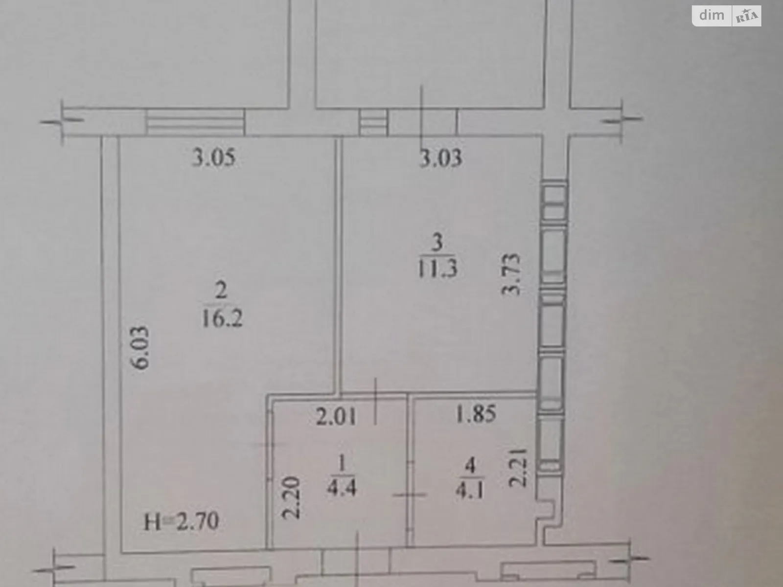 Продается 1-комнатная квартира 39 кв. м в Харькове, ул. Полтавский Шлях, 184А