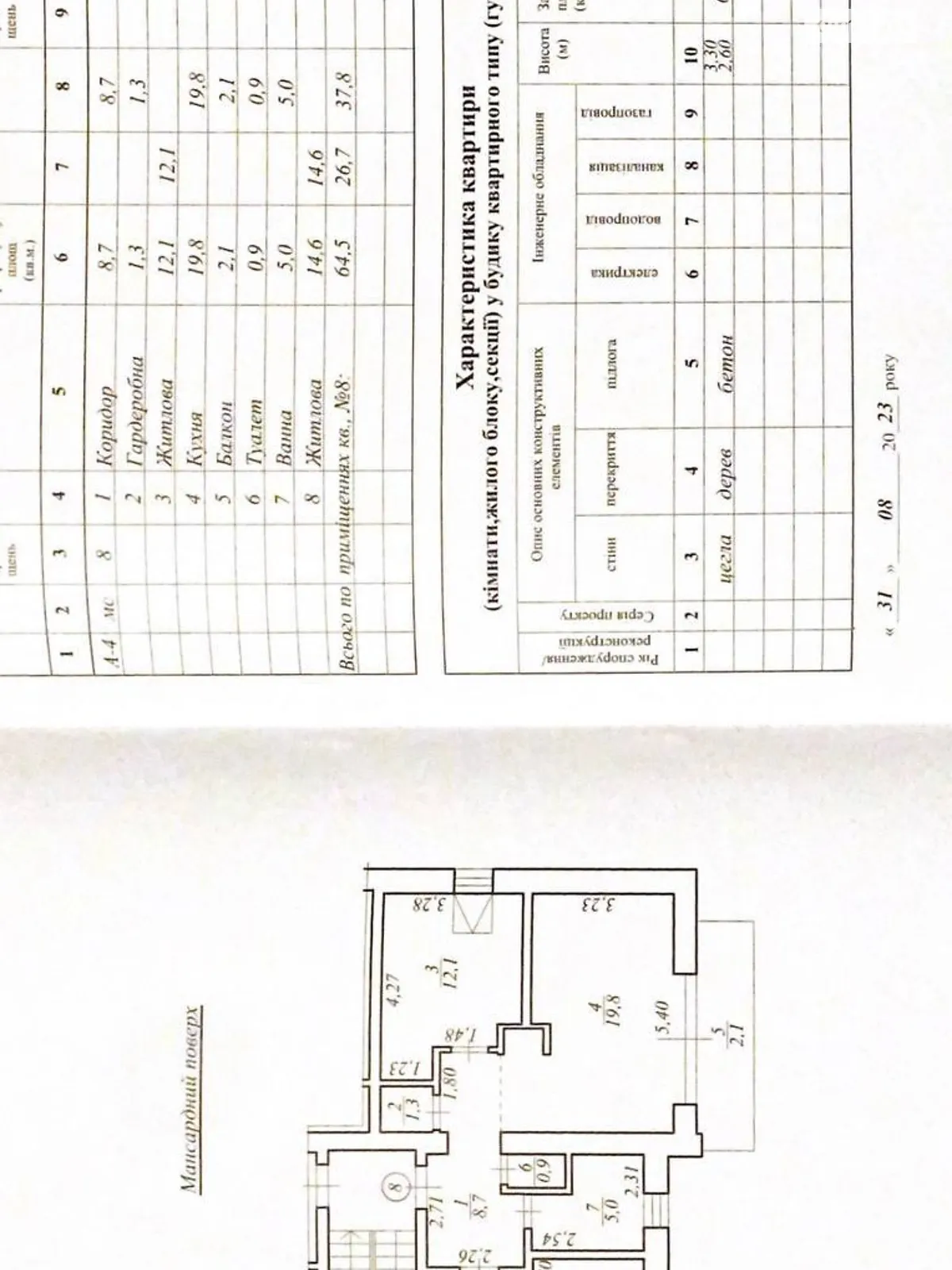 Продається 2-кімнатна квартира 62 кв. м у Оброшине, цена: 48000 $