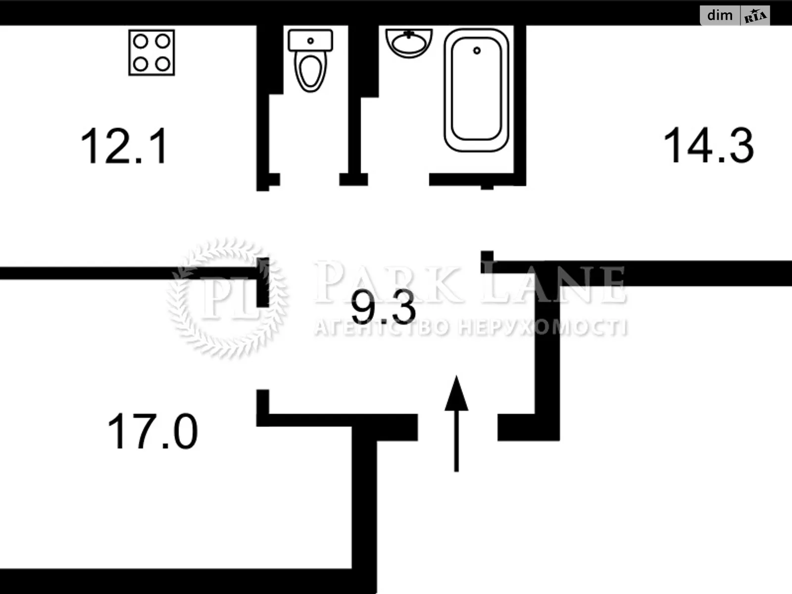 Продается 2-комнатная квартира 62 кв. м в Киеве, ул. Архитектора Вербицкого, 1В