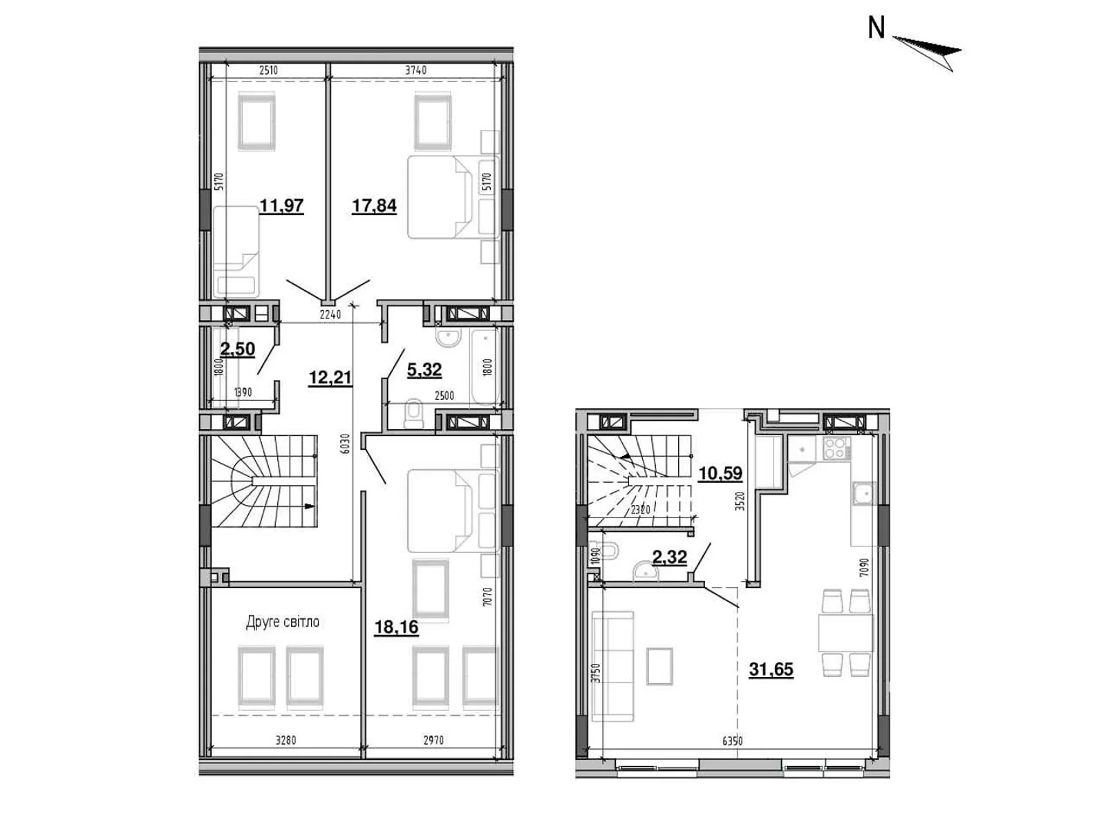 Продается 3-комнатная квартира 117.3 кв. м в Львове, ул. Новознесенская