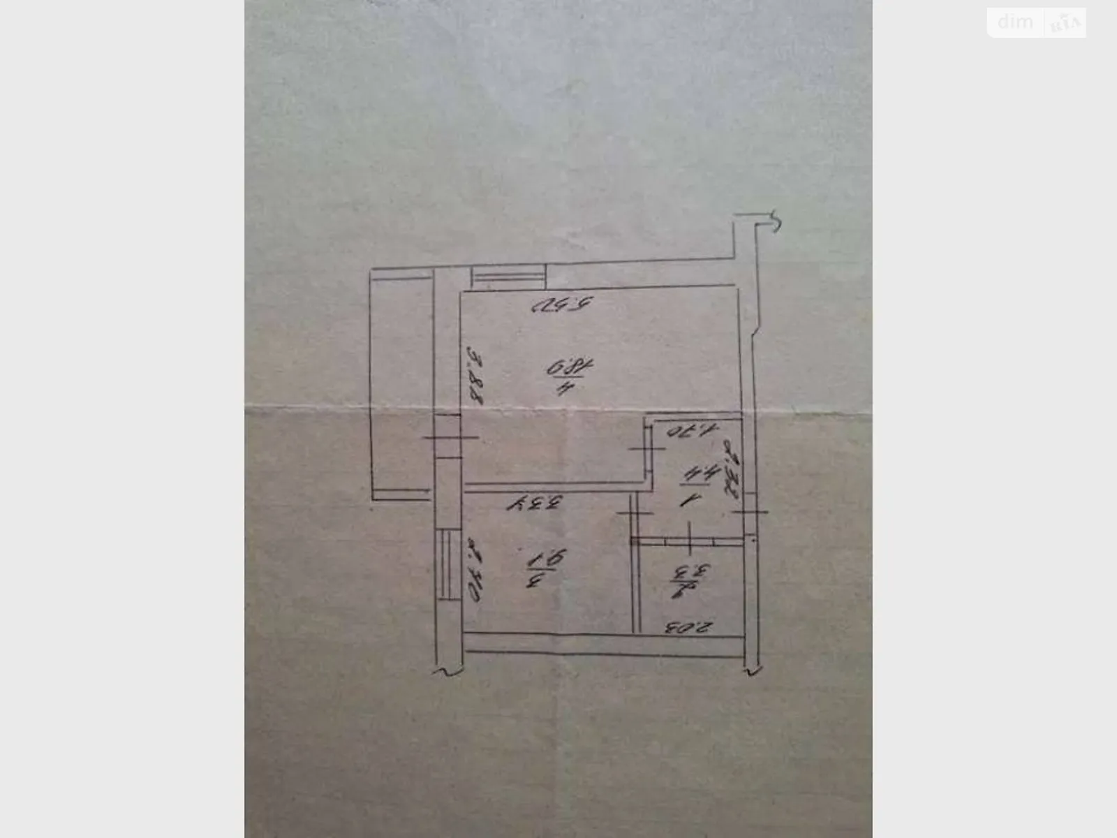 Продается 1-комнатная квартира 37 кв. м в Черкассах, цена: 37000 $