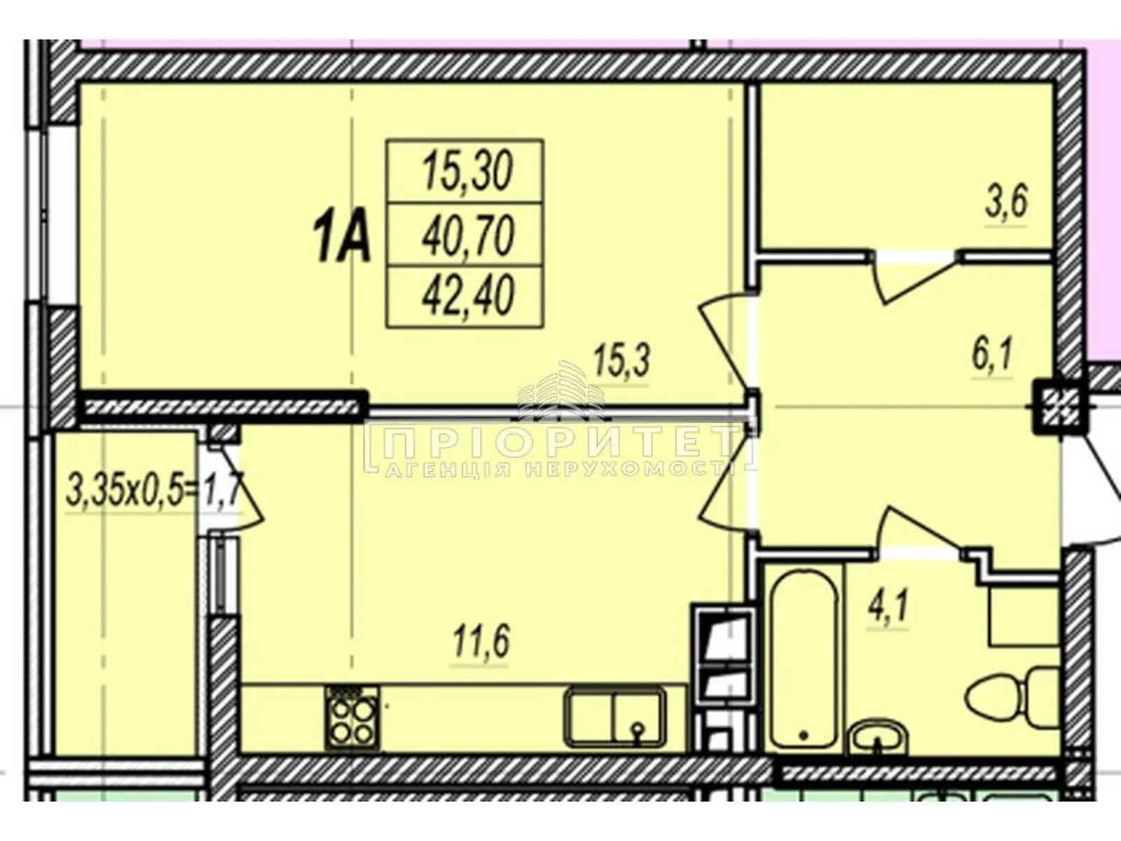 Продается 1-комнатная квартира 48 кв. м в Одессе, ул. Люстдорфская дорога - фото 1