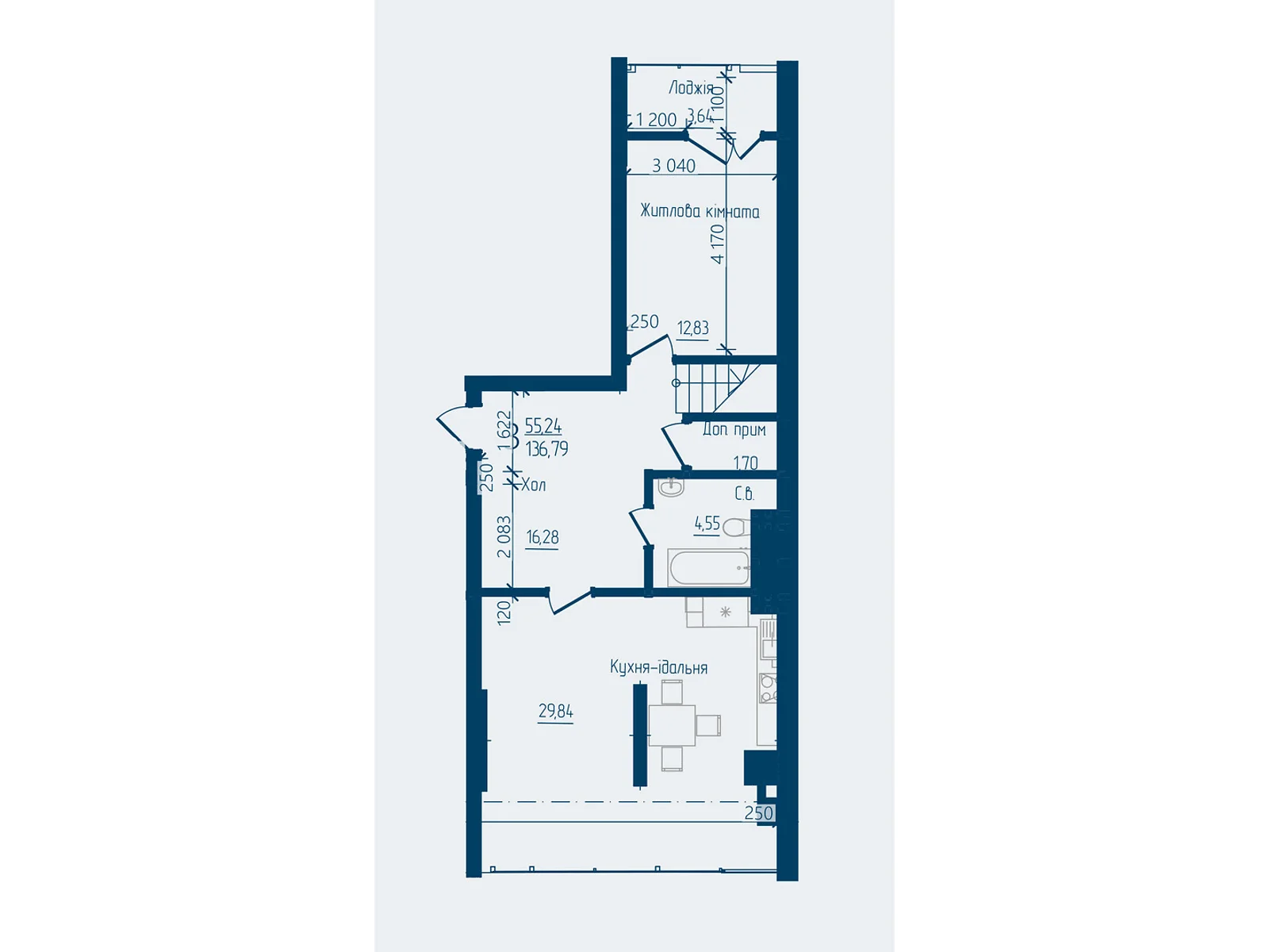 Продается 3-комнатная квартира 140.23 кв. м в Черновцах, цена: 126207 $