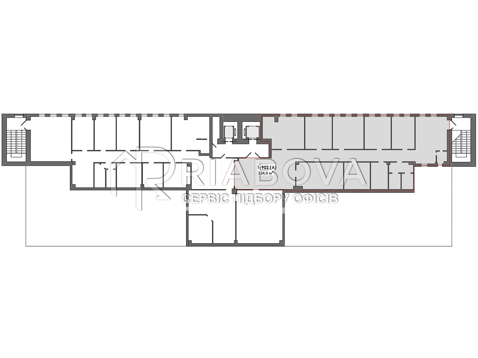 Сдается в аренду офис 224.4 кв. м в бизнес-центре - фото 3