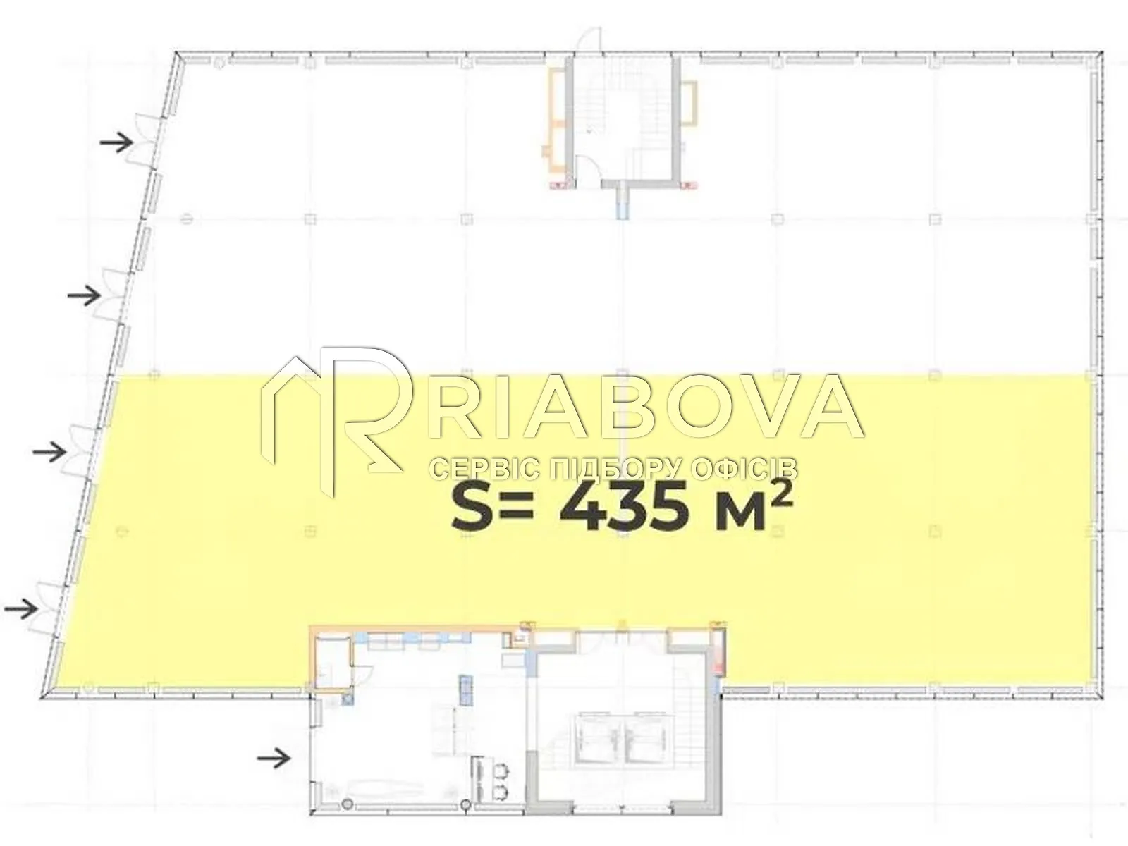 Сдается в аренду офис 435 кв. м в бизнес-центре, цена: 261000 $