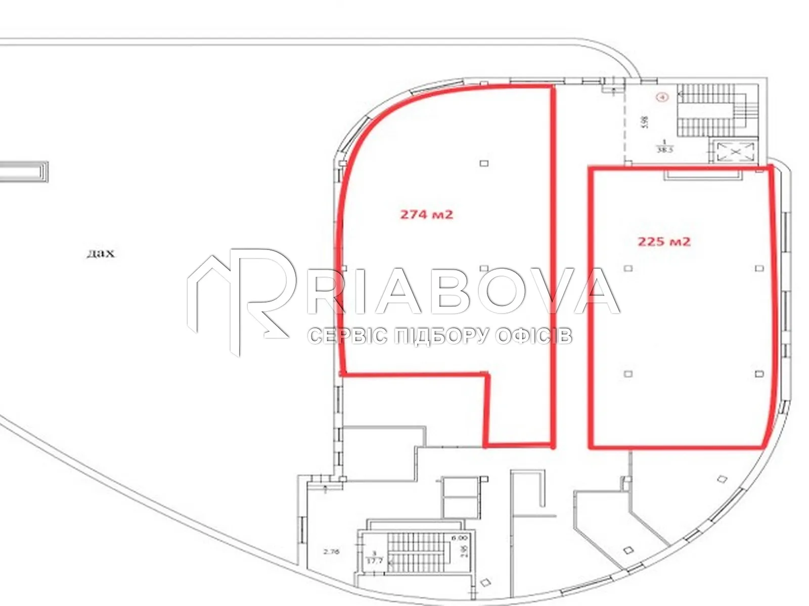 Сдается в аренду офис 600 кв. м в бизнес-центре, цена: 4200 $ - фото 1