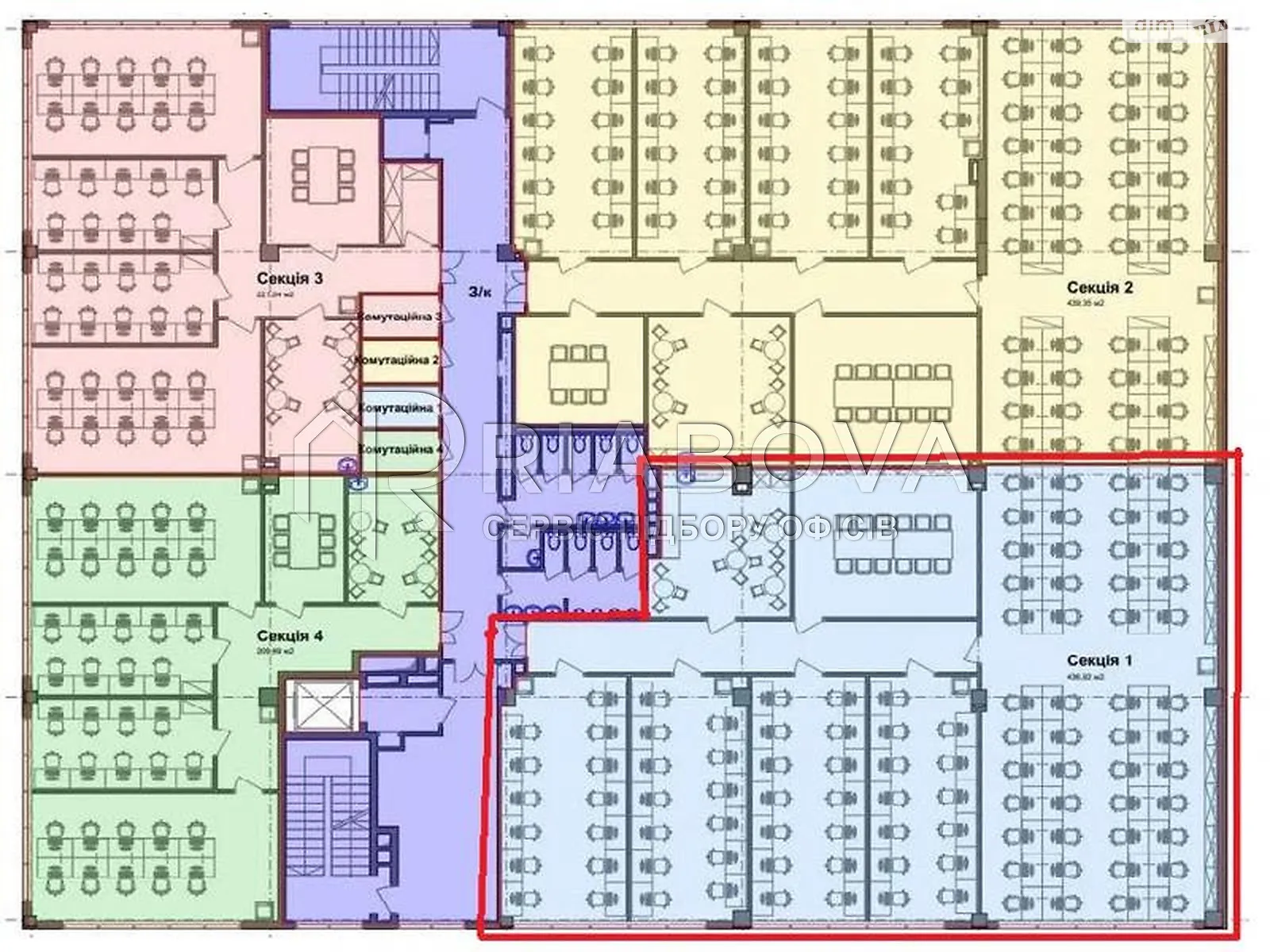 Сдается в аренду офис 440 кв. м в бизнес-центре - фото 3