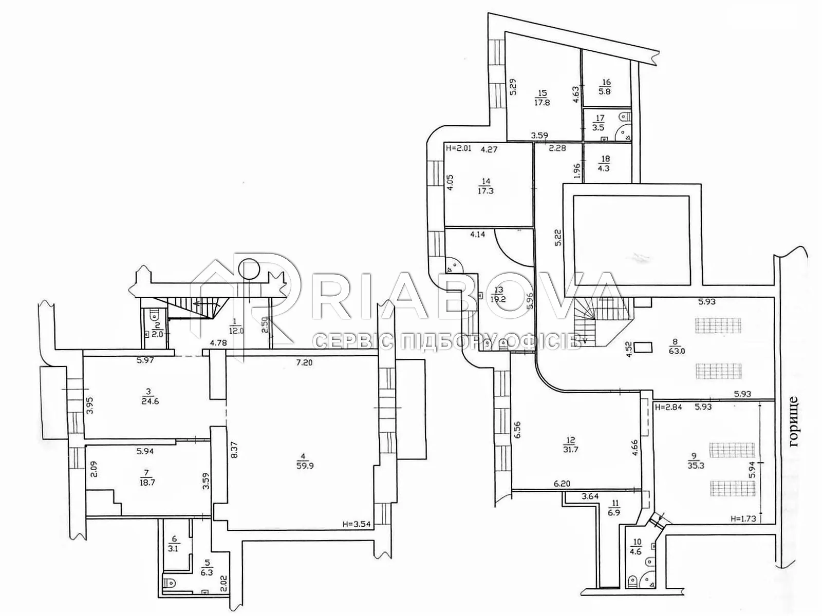 Здається в оренду офіс 340 кв. м в бізнес-центрі - фото 2