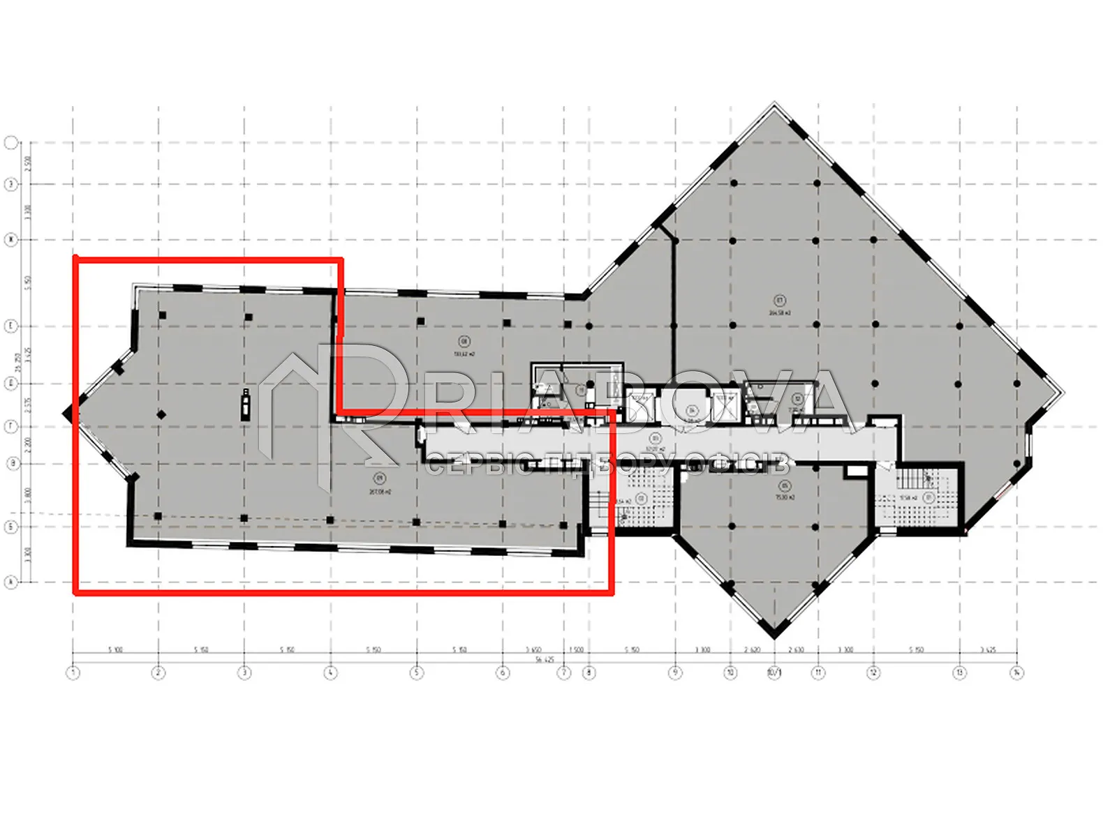 Сдается в аренду офис 307 кв. м в бизнес-центре, цена: 3545 $ - фото 1