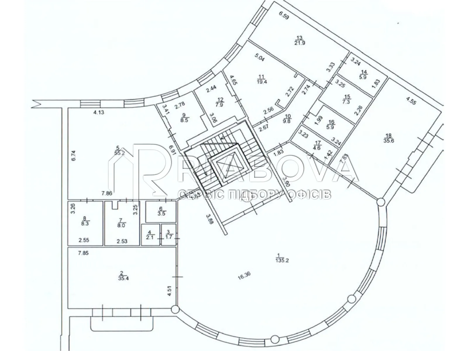 Продается офис 376.2 кв. м в бизнес-центре - фото 2