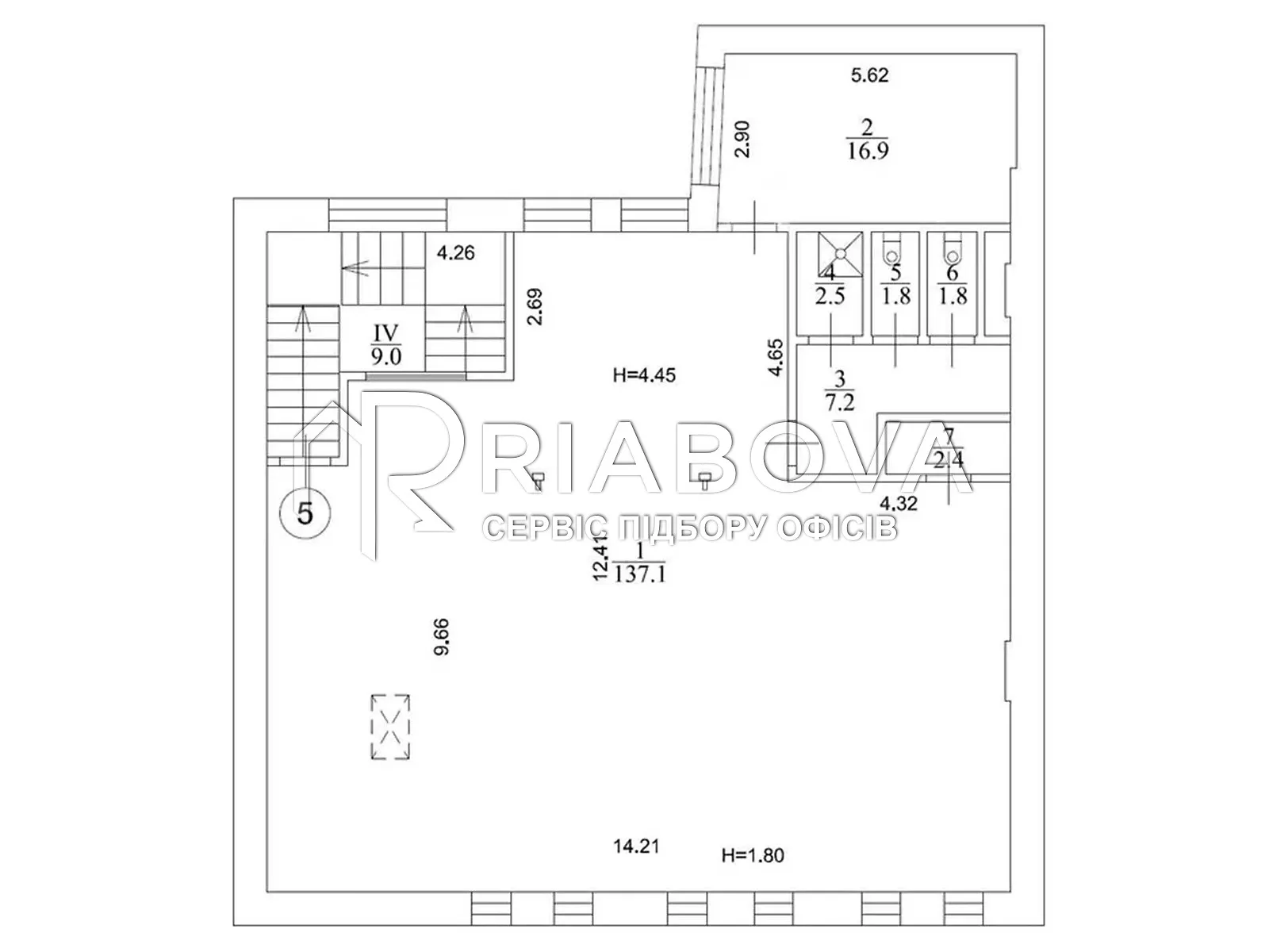 Сдается в аренду офис 170 кв. м в бизнес-центре - фото 3