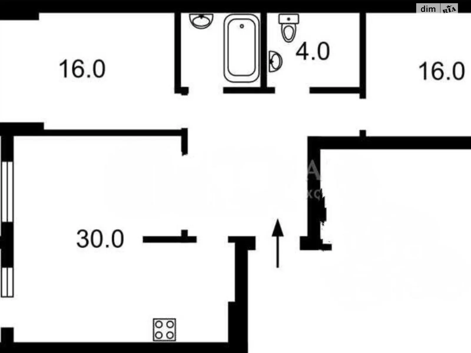 Продается 3-комнатная квартира 82 кв. м в Киеве, ул. Кадетский Гай, 10