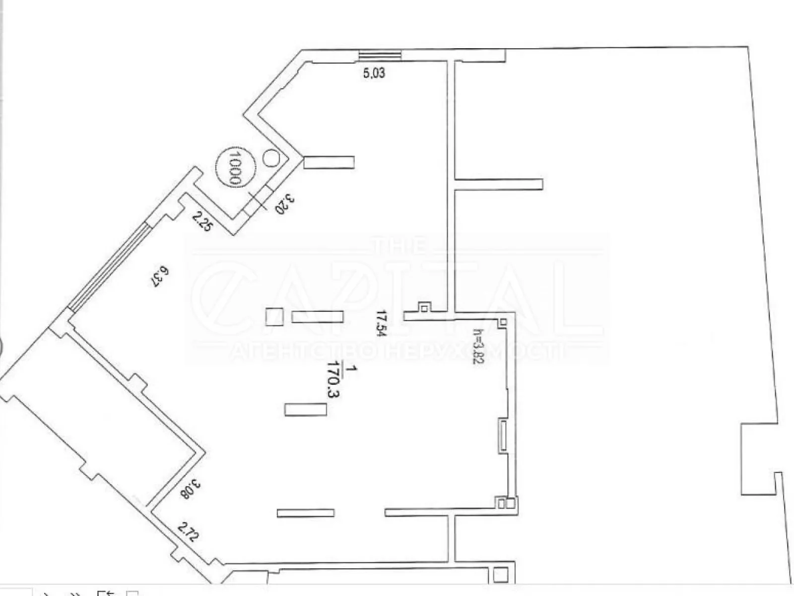 Продается помещения свободного назначения 171 кв. м в 26-этажном здании - фото 3