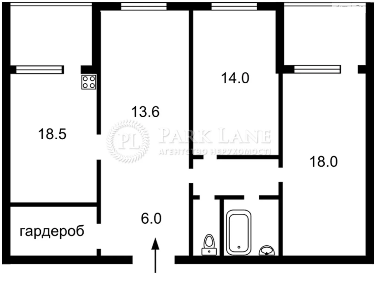 Продається 3-кімнатна квартира 82 кв. м у Києві, вул. Миколи Голего(Лебедєва-Кумача), 12