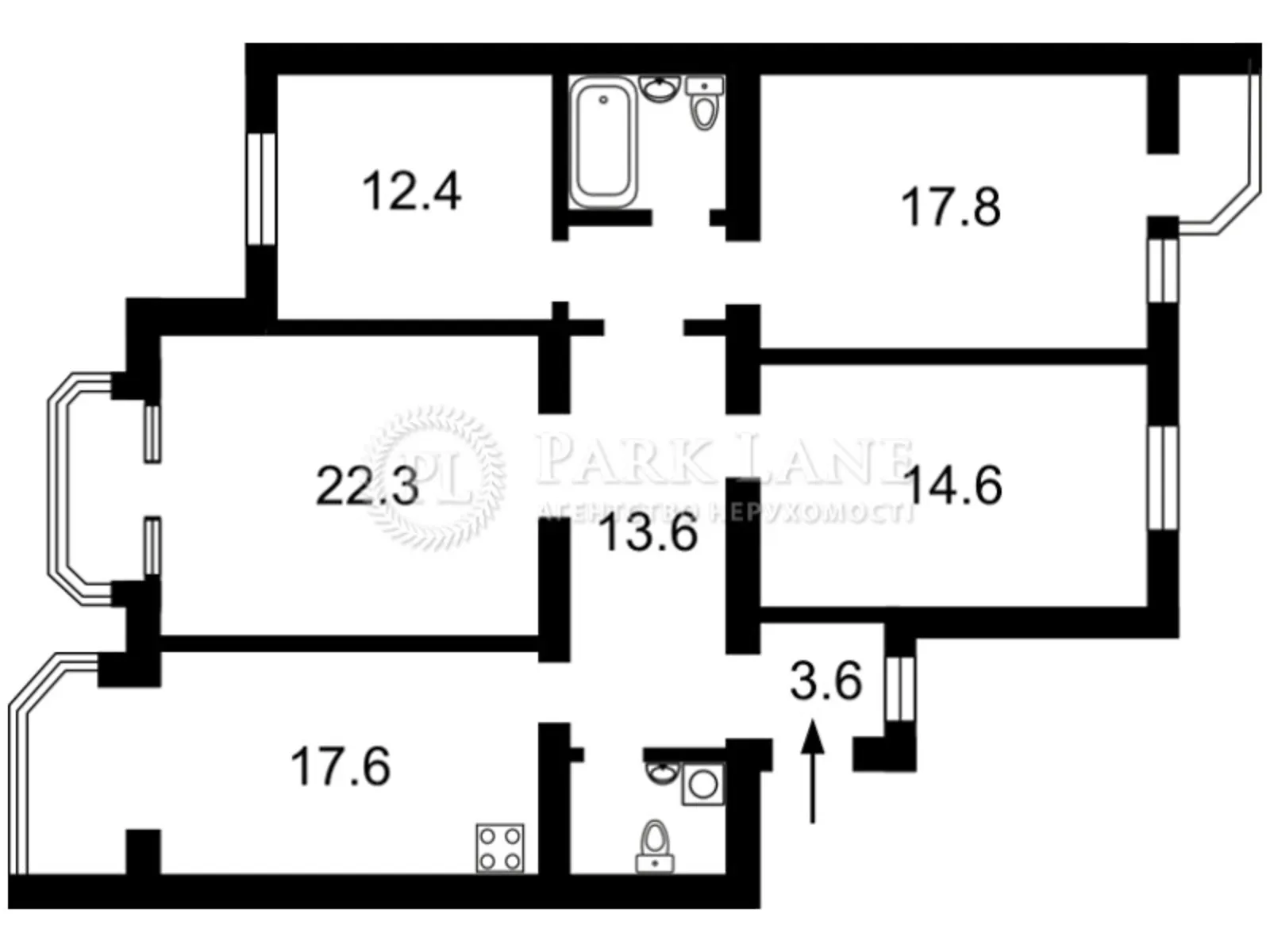 Сдается в аренду 4-комнатная квартира 110 кв. м в Киеве, ул. Самойло Кошки(Маршала Конева), 9