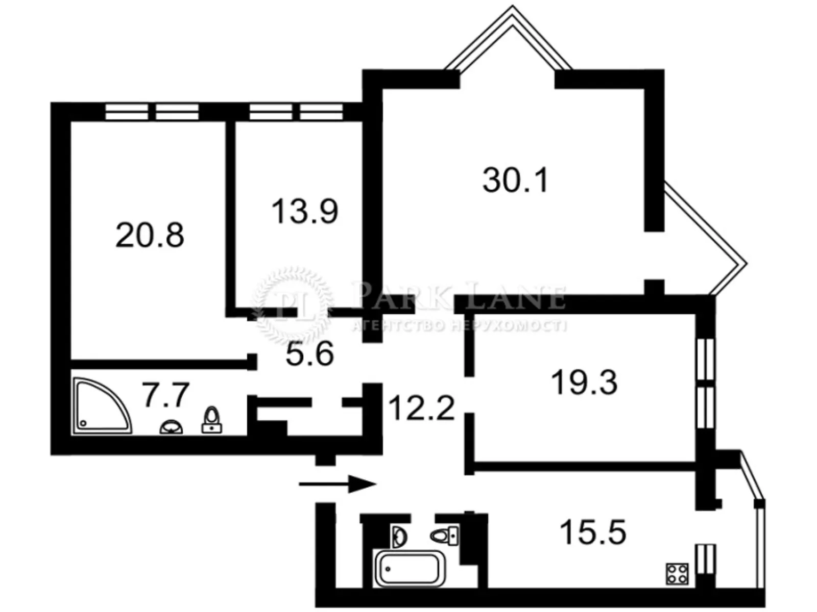 Продается 4-комнатная квартира 140 кв. м в Киеве, ул. Всеволода Нестайко, 6 - фото 1