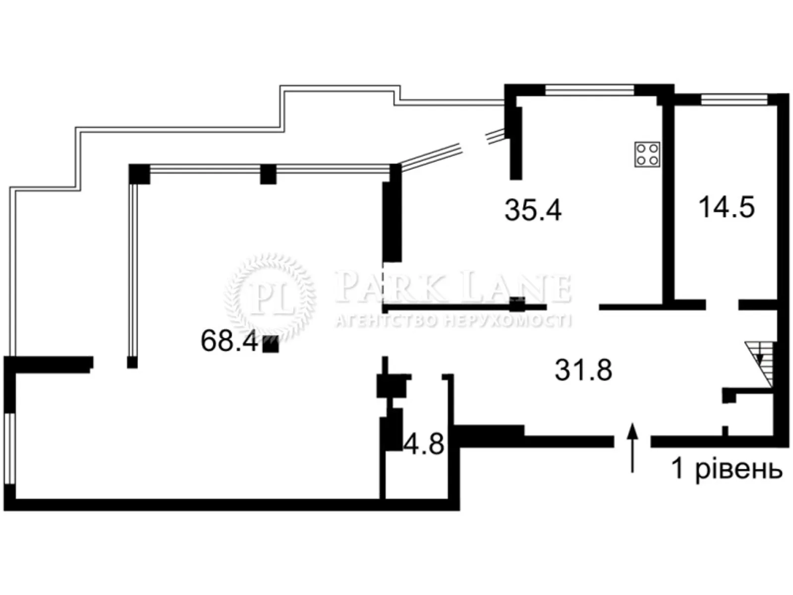 Продається 5-кімнатна квартира 345.7 кв. м у Києві, вул. Лобановського - фото 1