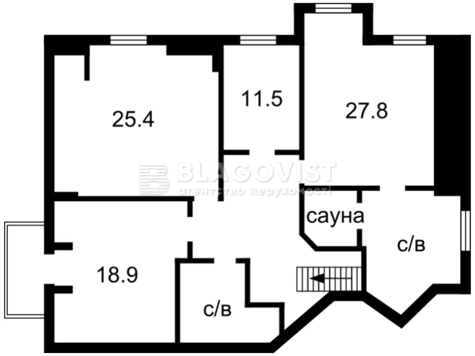 Сдается в аренду 5-комнатная квартира 290 кв. м в Киеве, пл. Михайловская, 22