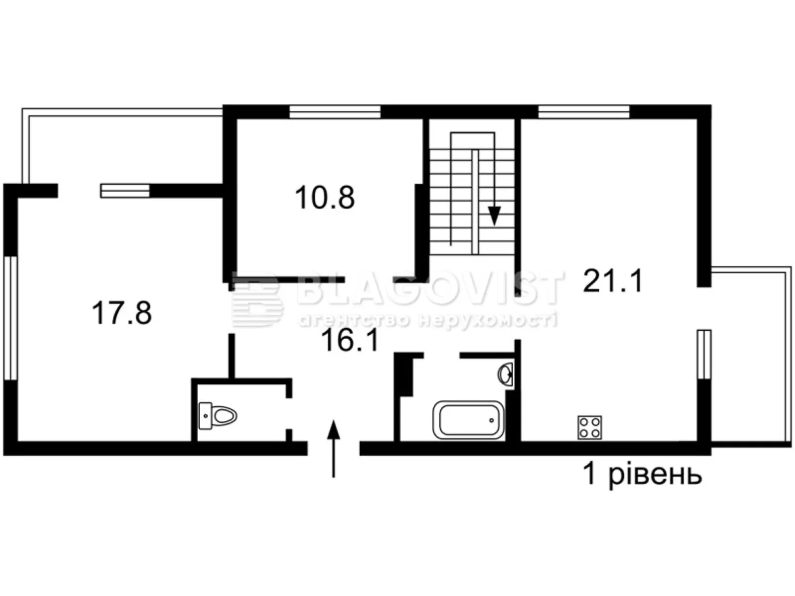 Продается 4-комнатная квартира 123.9 кв. м в Киеве, ул. Лобановского, 15/7