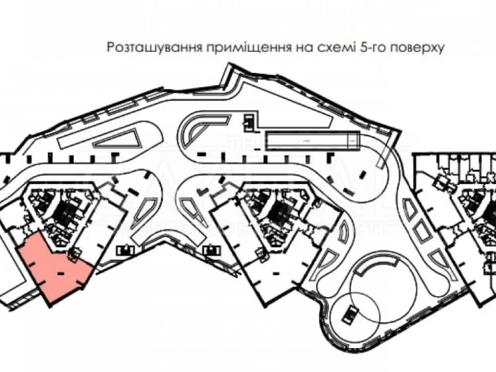 Здається в оренду офіс 256 кв. м в бізнес-центрі, цена: 3849 $